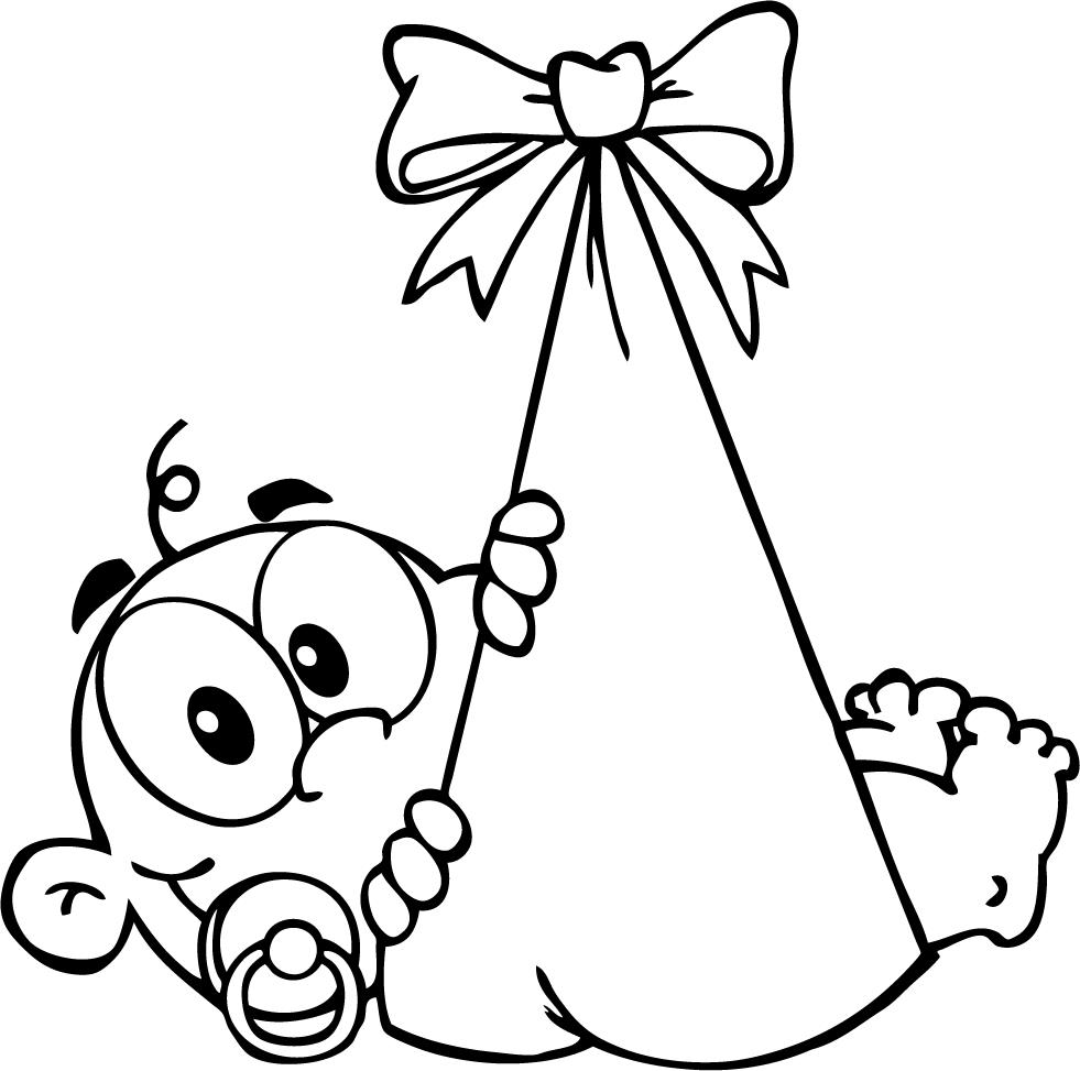 981x973 Newborn Baby Girl Coloring Pages
