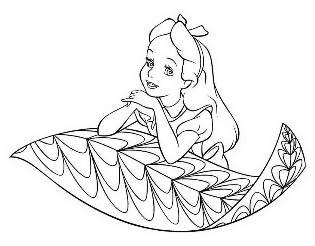 1048x817 Disney Cartoon Cute Baby Girl Coloring Pictures 476297 Coloring