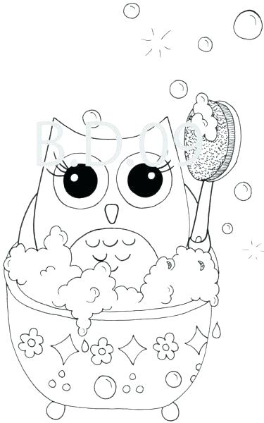 375x600 Cartoon Owl Coloring Pages Owl Coloring Pages To Print Amazing