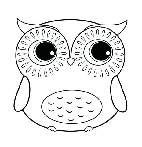 465x480 Free Owl Coloring Pages Coloring Page Of Owl Medium Size Of Pages