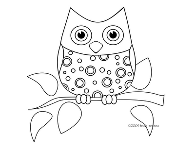 400x309 Baby Owl Coloring Pages