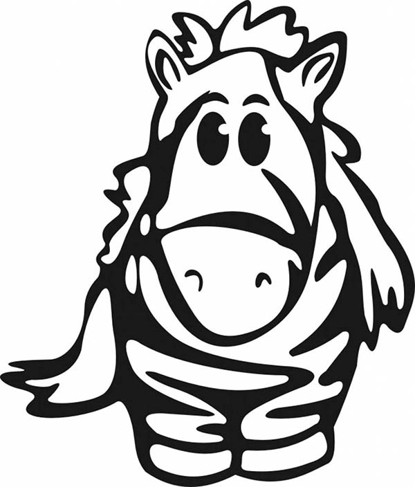 600x704 Cute Baby Zebra Coloring Page Cute Baby Zebra Coloring Page