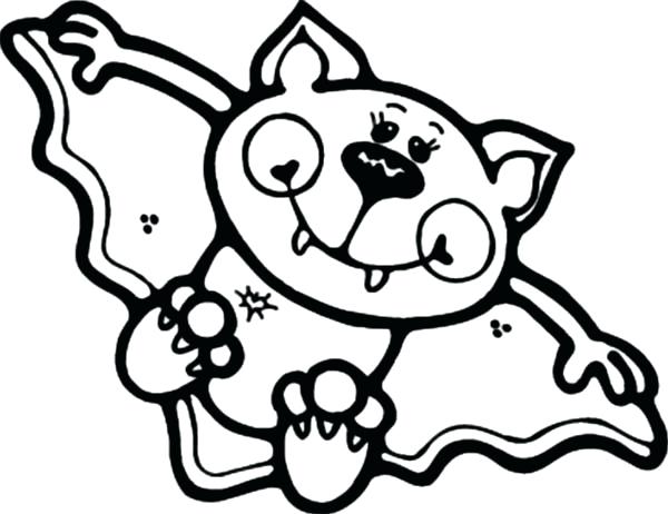 600x462 Bat Coloring Pages Cute Little Bats Coloring Page Cute Bat