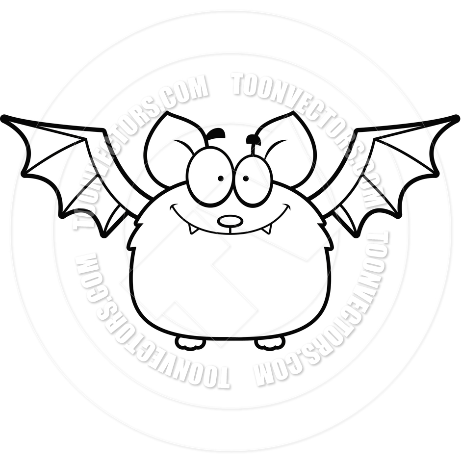 940x940 Cute Bat Clipart Black And White