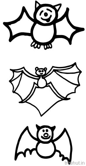 295x568 Cute Bat Coloring Pages