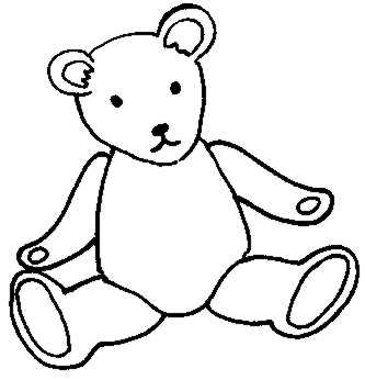333x346 Teddy Bear Clipart Drawing Picture