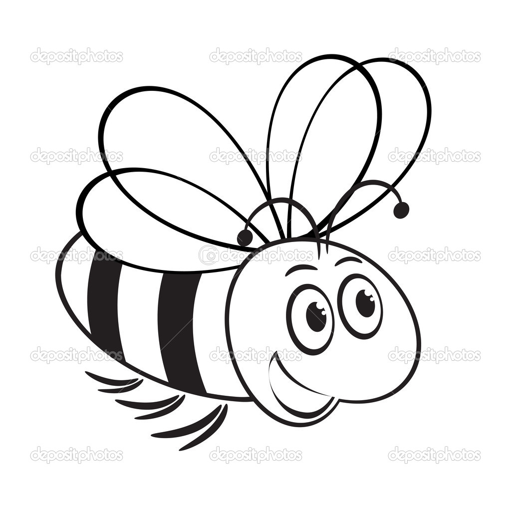 1024x1024 Best Photos Of Cute Bee Coloring Pages