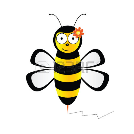 450x450 Cartoon Bee Royalty Free Cliparts, Vectors, And Stock Illustration