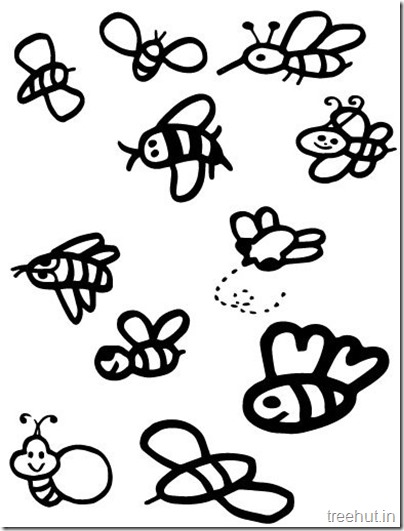 404x531 Bee Coloring Pages