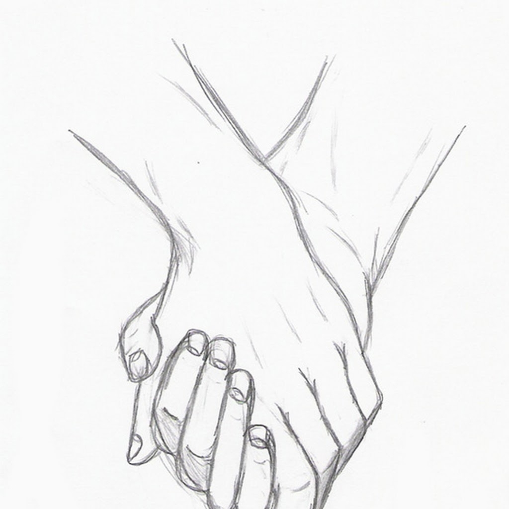 1024x1024 Cute Drawings Of Lovers Holding Hands Drawing Of Sketch Curtain