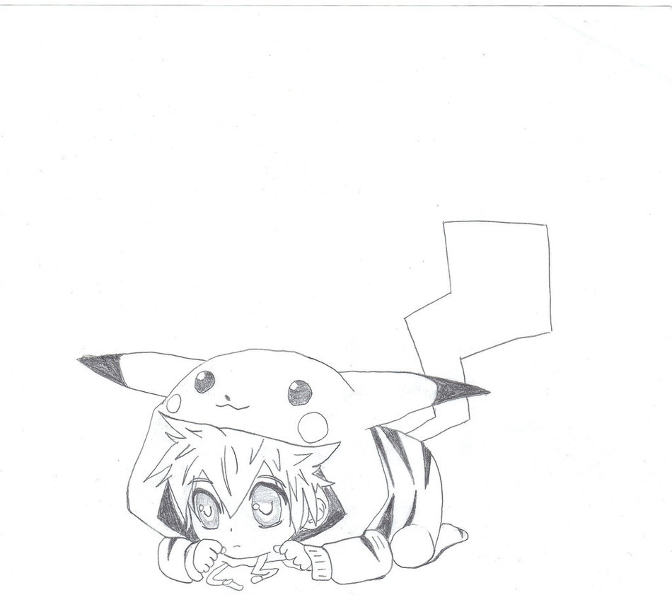 950x841 Cute Pikachu Chibi Boy By Manga Nova