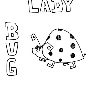 300x300 Cute Lady Bug Coloring Page Color Luna