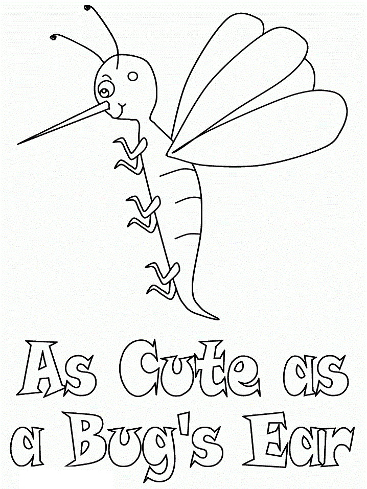 718x957 Free Printable Bug Coloring Pages For Kids