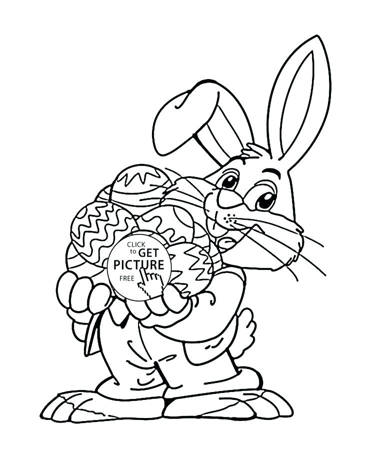 736x952 Easter Bunnies Coloring Pages Drawing Bunny Coloring Page Easter