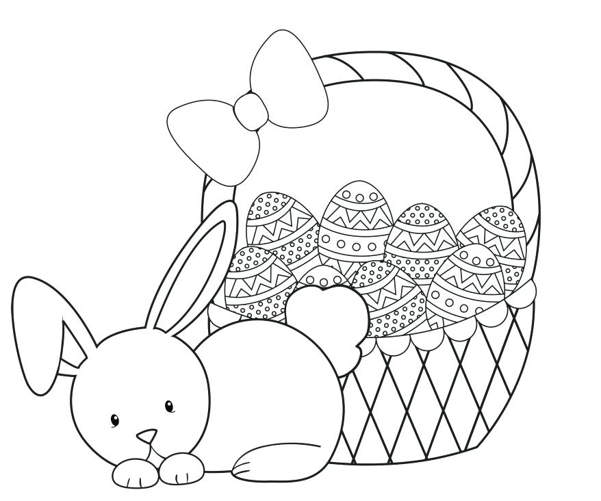 878x732 Coloring Pages Easter Printable Coloring Pages Cute Bunny