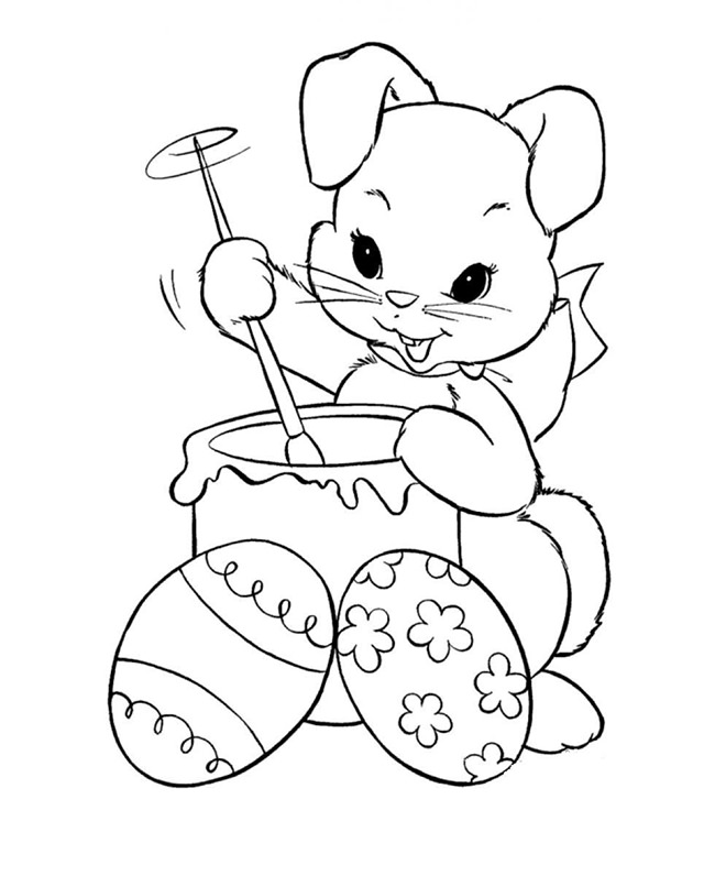 650x796 Rabbit Template