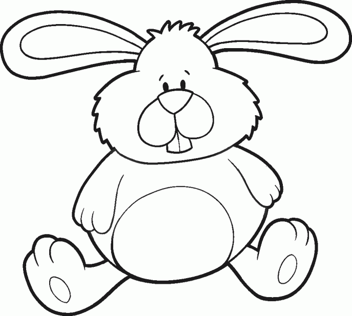 687x617 Coloring Pages Rabbit Coloring Pages Coloring Pages Of Rabbit