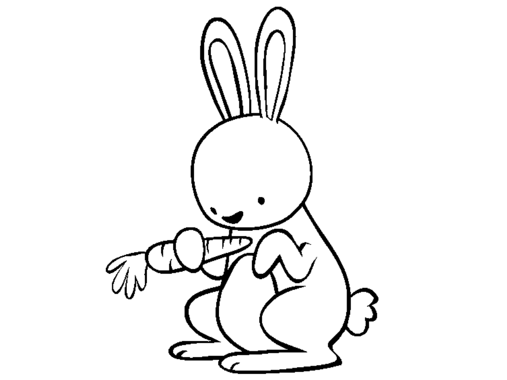 1024x768 Impressive Pictures Of Rabbits To Color 49