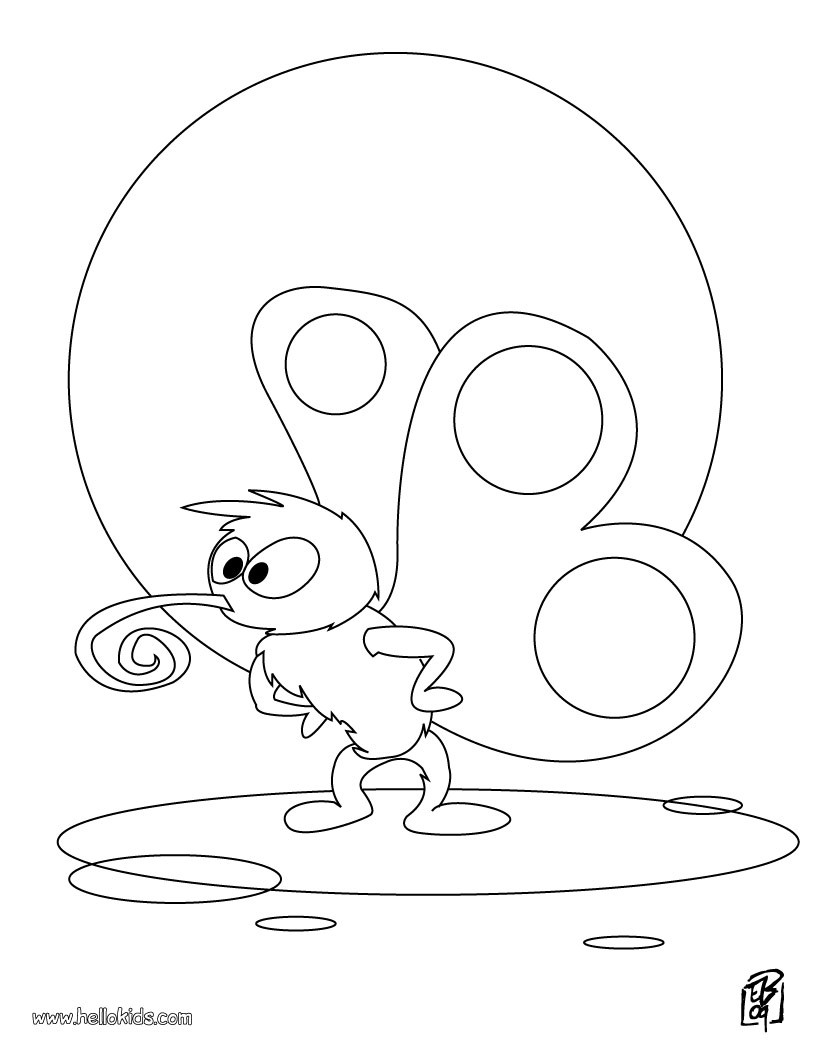 820x1060 Cute Butterfly Coloring Pages