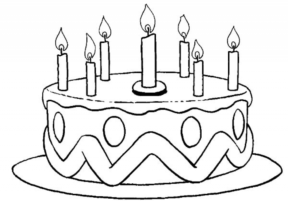 960x673 Good Cake Coloring Pages 57 About Remodel Cute Coloring Pages