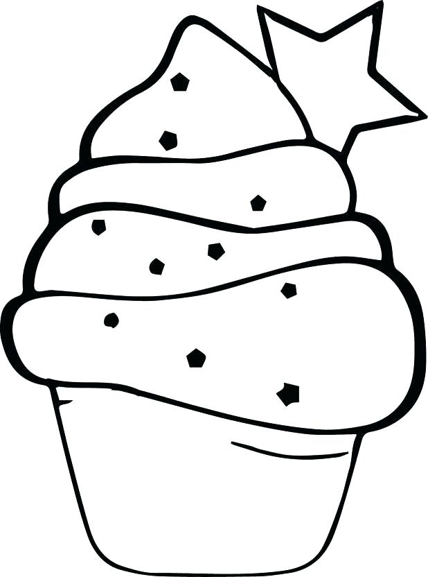 618x832 Pictures Of Cupcakes To Color Bakery Coloring Pages Cake Coloring