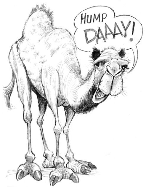 493x637 Hump Daaay Art Of Tom Richmond Caricatures, Funny