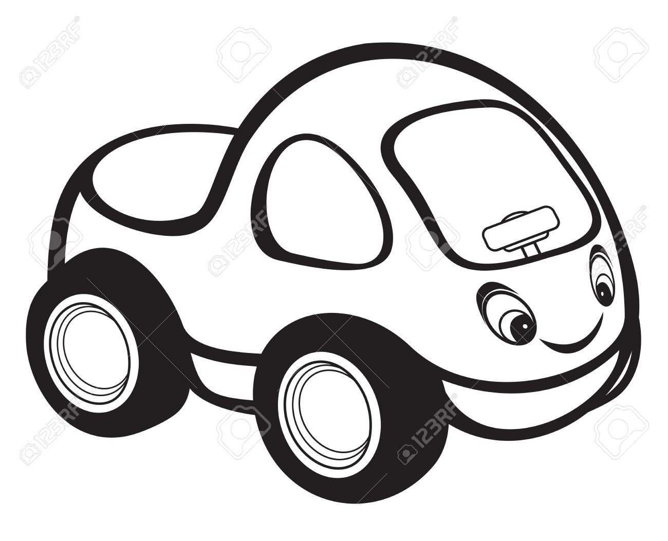 1300x1053 Cute Kids Race Car Black And White Royalty Free Cliparts, Vectors