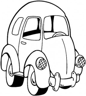 287x320 Cute Car Colorig Pages Cartoon Coloring Pages