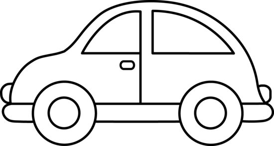 550x293 Simple Car Coloring Pages Coloring Page For Kids
