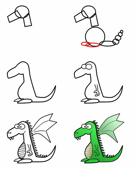 450x571 Download Easy To Draw Dragons