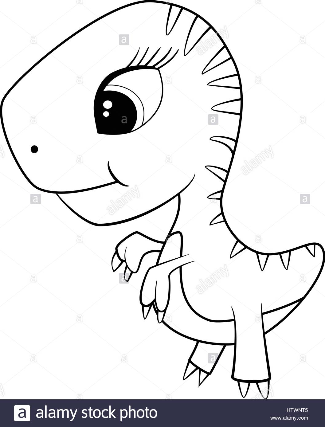 1058x1390 Illustration Of Cute Cartoon Of Baby T Rex Dinosaur. Vector Eps 10