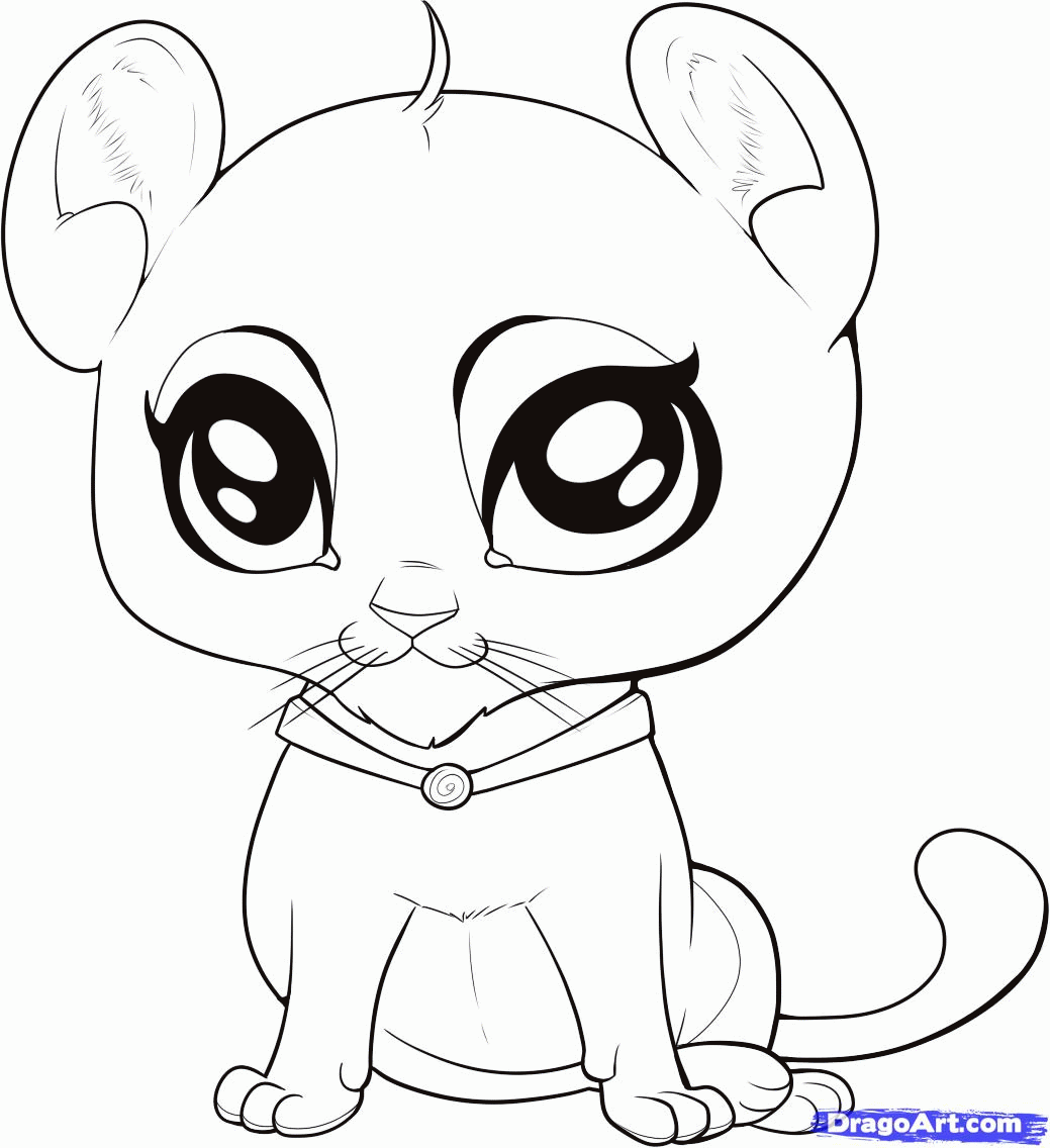 1039x1136 Cute Cartoon Animals Coloring Pages 503979