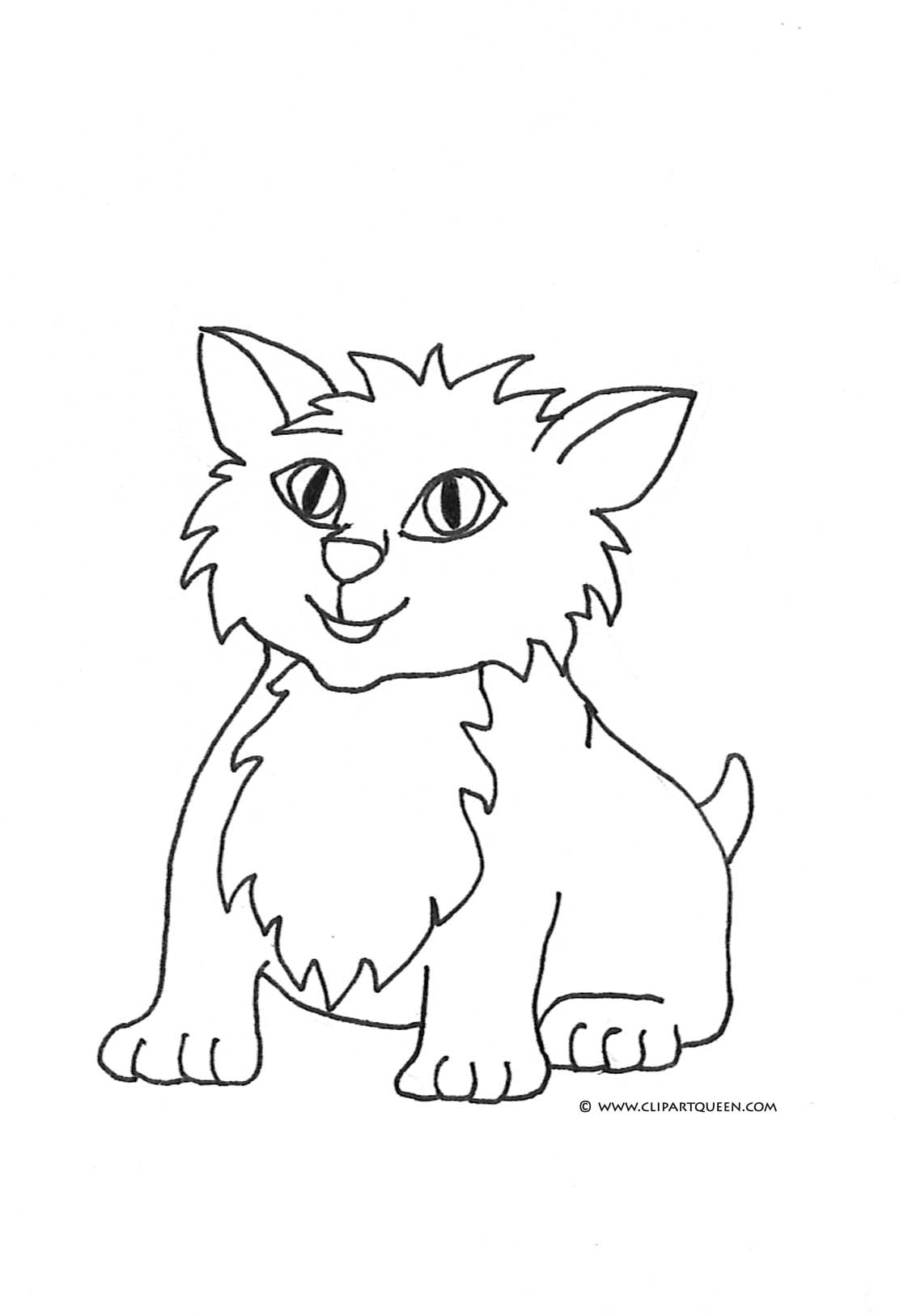 1122x1625 Cat Coloring Pages