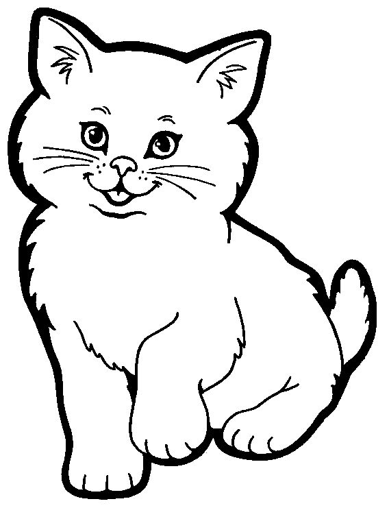 568x760 Amazing Cute Cat Coloring Pages 96 For Your Free Coloring Kids