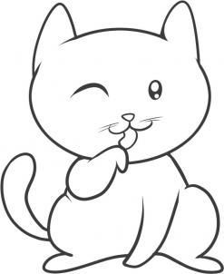 247x302 Image Result For How To Draw A Cat Way To Draw Art