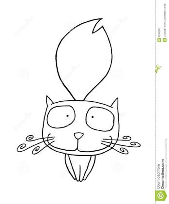 349x421 How To Draw A Cute Cat