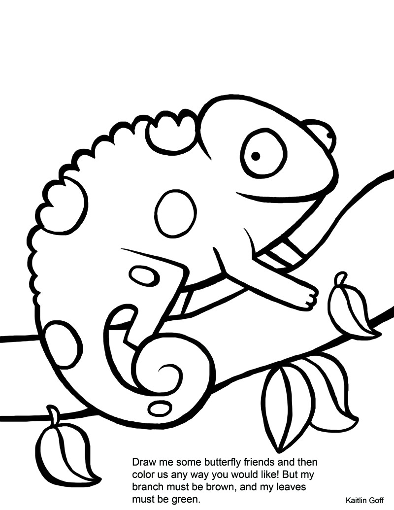 800x1035 Download Chameleon Coloring Pages Fun Ideas For Kayleebug