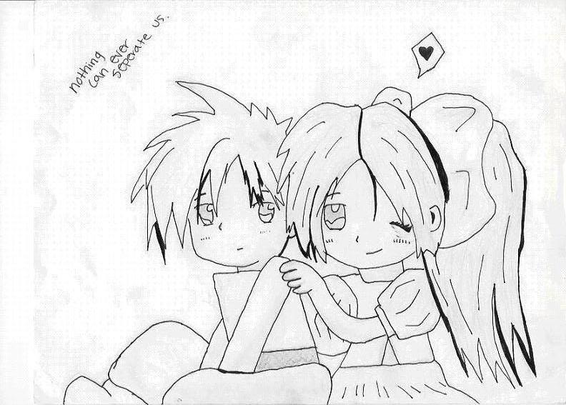 792x567 Cute Chibi Couple By Kazinori