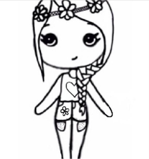 605x642 Flower Child Chibi Drawings And Art Flower