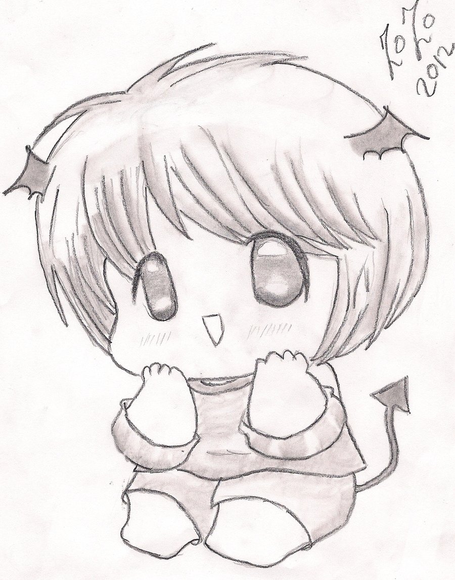 900x1147 Cute Chibi Baby By Doctorzozoo