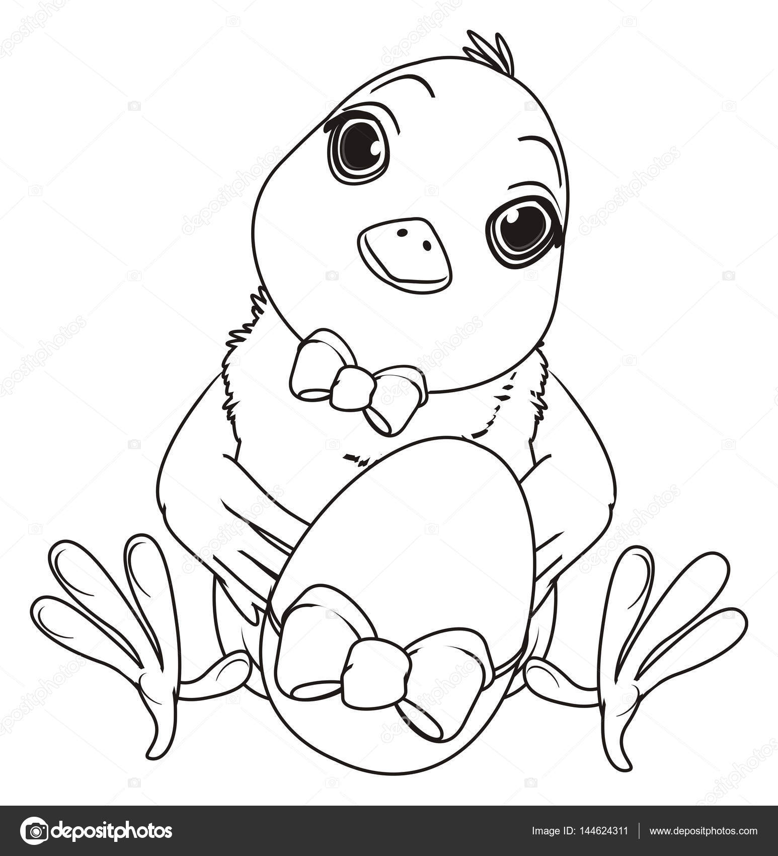 1546x1700 Coloring Cute Chick Stock Photo Tatty77tatty