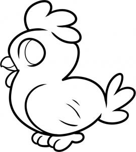 270x302 How To Draw How To Draw A Chicken For Kids