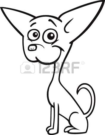 352x450 Drawn Chihuahua Cartoon