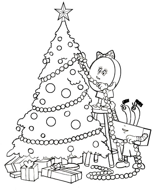 500x627 Cute Christmas Coloring Pages Learn To Coloring
