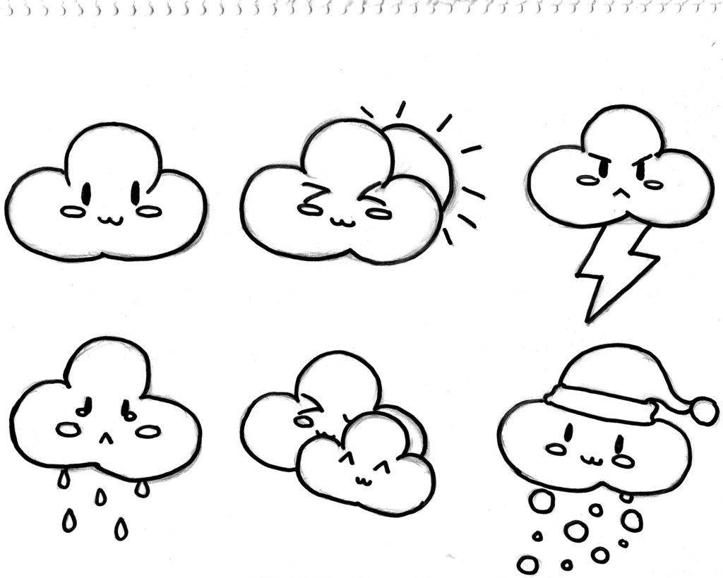 1024x819 Cute Clouds By Sky Mistress