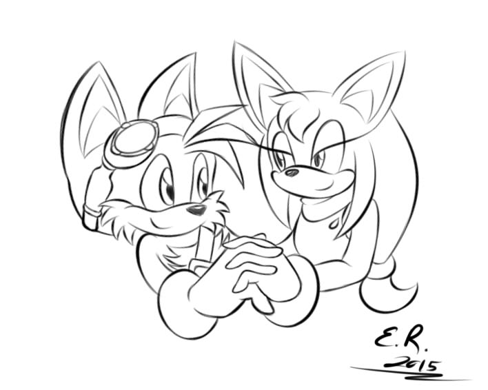 708x566 Cute Foxy Couple By Shadow4one