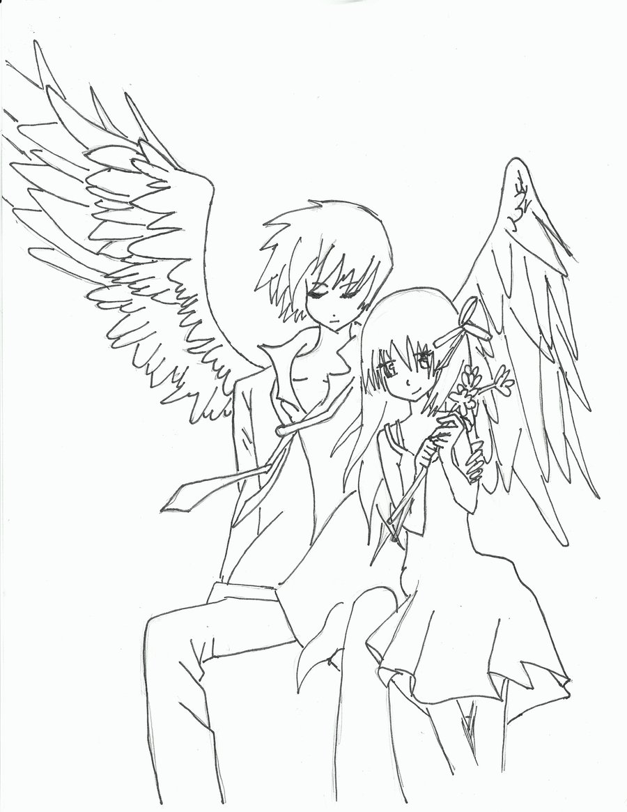 900x1165 Cute Little Couple By Khxionangel