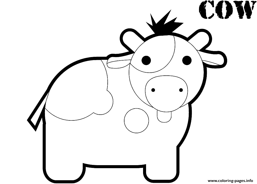 1024x732 Cute Cow S2e91 Coloring Pages Printable