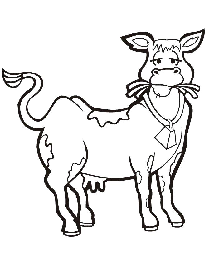670x867 Coloring Pages Cow Cow Coloring Pages 6 Coloring Pages For Kids