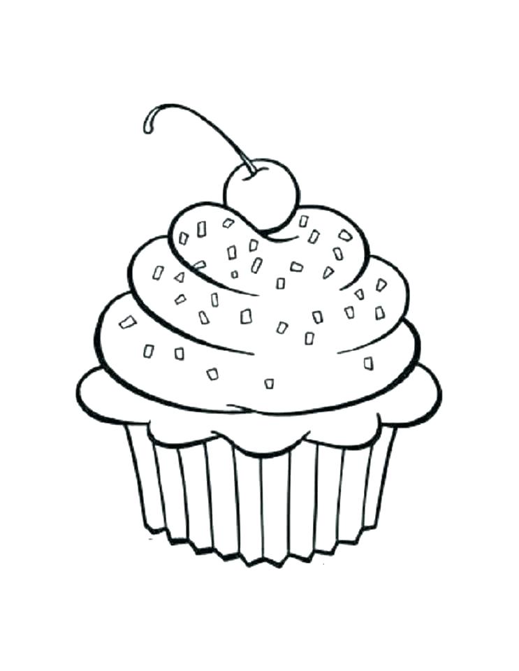 743x960 Cupcake Coloring Pictures Technolife.site